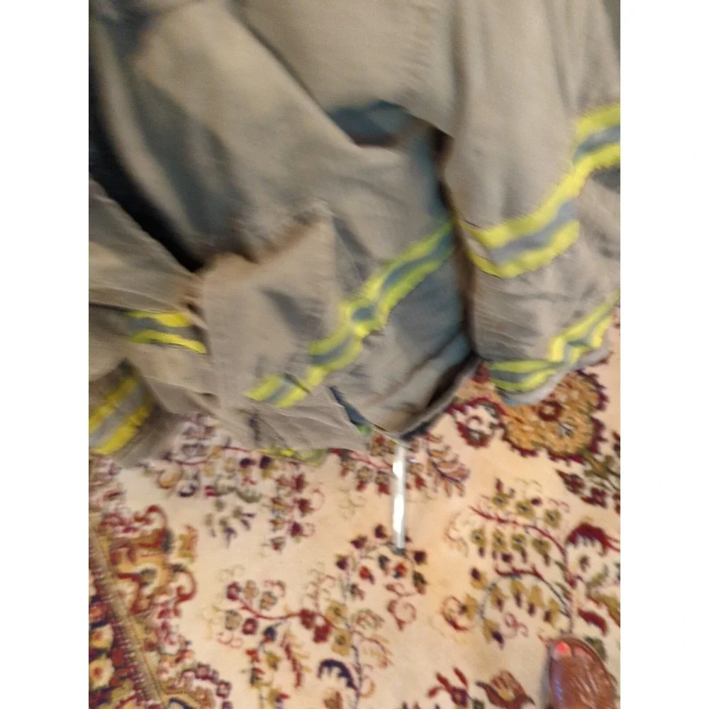 Vintage Retired Firefighter‎ Turnout JACKET FIRE COAT USED Size 40 X 32